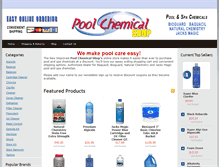 Tablet Screenshot of poolchemicalshop.com